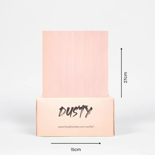 Foxy Blonde Dusty Pop-Up Foils - 500 Sheets 15cm x 27cm
