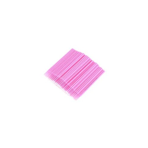 Disposable Super Fine Micro Brushes Hot Pink 100 Pk