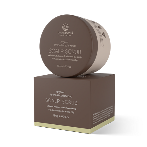 Everescents Lemon and Cedarwood Scalp Scrub 180g