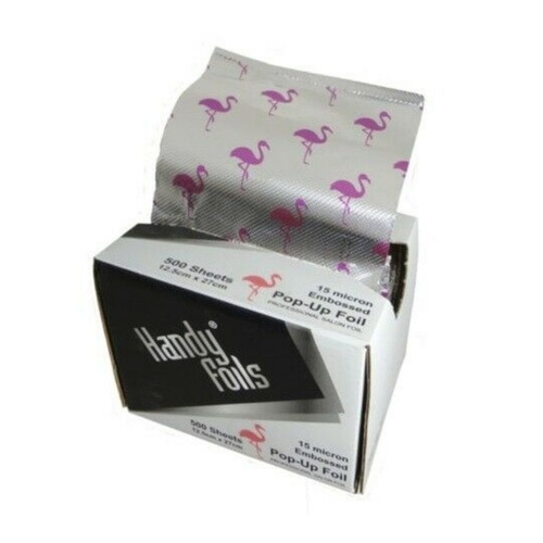 Handy Foils Pop Up 500 Sheets 12.5cm x 27cm Flamingo