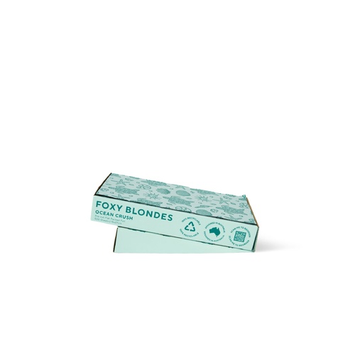 Foxy Blondes 'Ocean Crush' Flat Pack Embossed Pre-cut Foils - 27cm x 15cm