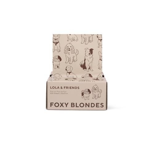 Foxy Blonde Lola & Friends Pop-Up Pre-Cut Foils - 500 Sheets 15cm x 27cm