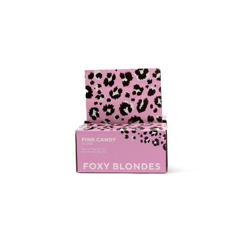 Foxy Blonde Pink Candy Gloss  Pop-Up Foils - 500 Sheets 15cm x 27cm