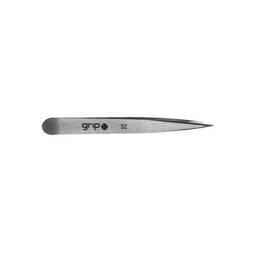 GRIP Stainless Steel POINTED Tweezers