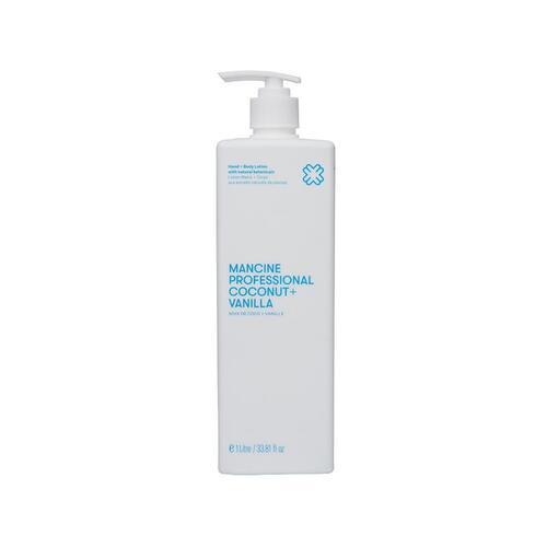 Mancine Hand & Body Lotion: Coconut & Vanilla 1 Litre 