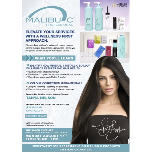 MALIBU C Professional In Store Training