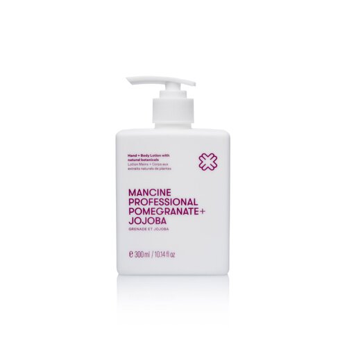 Mancine Hand & Body Lotion: Pomegranate & Jojoba 300g