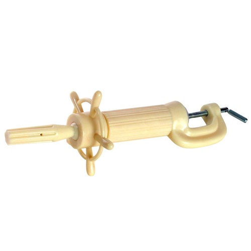 Long Plastic Adjustable Mannequin Clamp Ivory