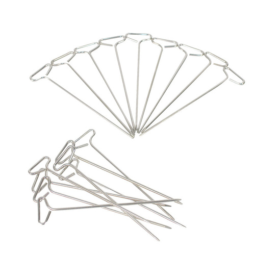 Stainless Steel T-Pins For Hairpieces Half  Round 350pk