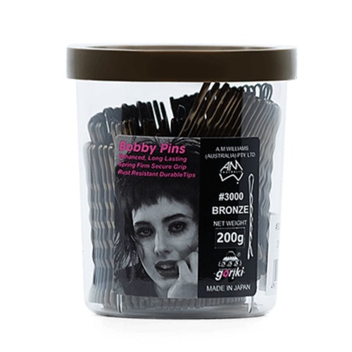 AM Williams 555 Bobby Pins Bronze 2inch 200g