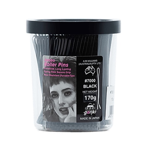 AM Williams 555 Jumbo Roller Pins Black 3inch 170g