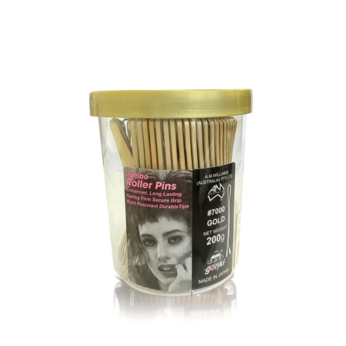 AM Williams 555 Jumbo Roller Pins Gold 3inch 170g