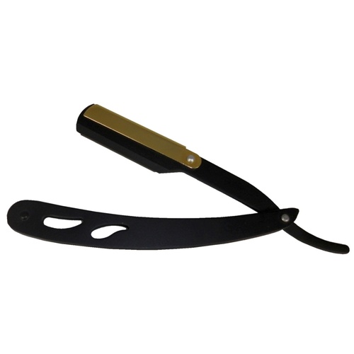 Butterfly Style  Razor Black & Gold  Design.
