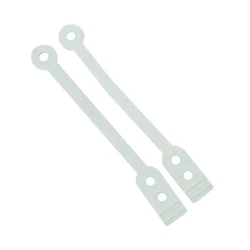 Perm Rubber Flat Long Silicone Elastics 100pk