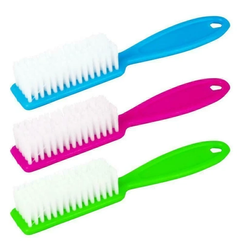 Handled Dusting Brush Assorted Colours.