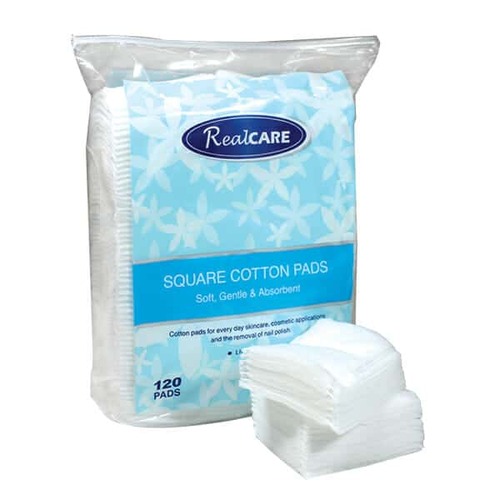 Square Cotton Pads 120pk
