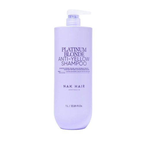 NAK Signature Platinum Blonde Anti-Yellow Shampoo 1ltr