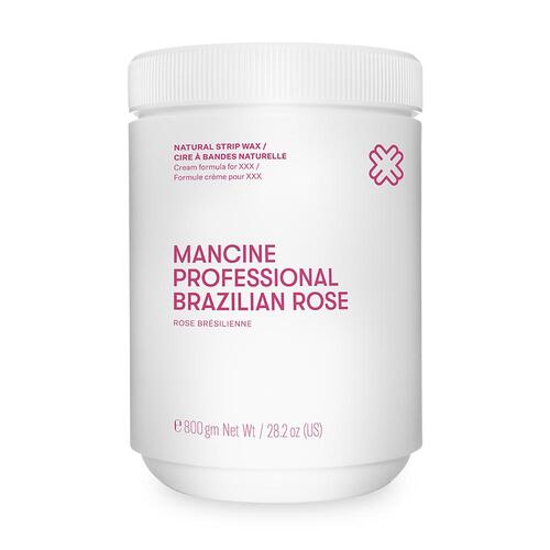 Mancine Strip Wax: Brazilian Rose 800g