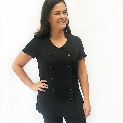 Tegan Short Sleeve Tunic Bleach Resistant Size 12