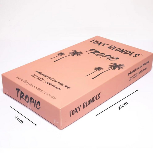 Foxy Blondes Tropic Pre-cut Embossed 27cm Flat Pack Foils