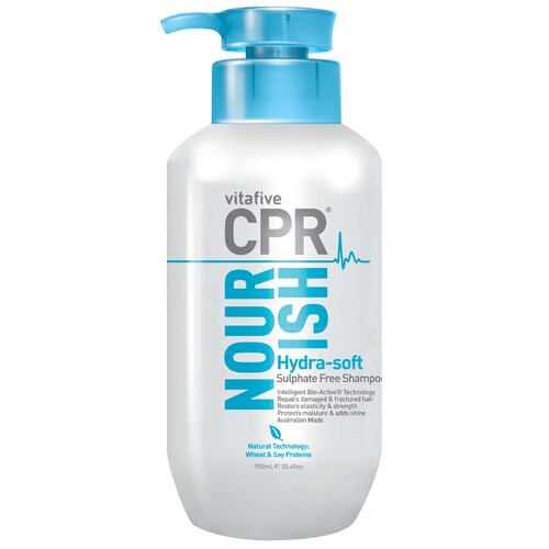 Vitafive CPR Nourish Hydra-Soft Sulphate Free Shampoo 900ml