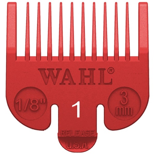 Wahl #1 Guide Comb Red 1/8" - 3mm Cut