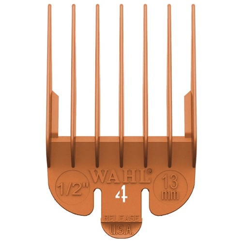 Wahl #4 Guide Comb Orange 1/2' - 13mm Cut