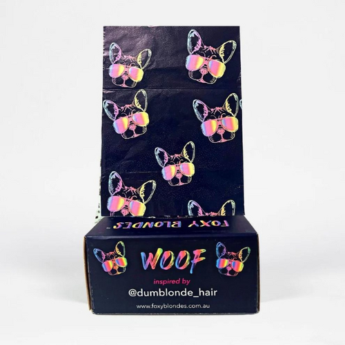 Foxy Blondes WOOF 27cm Pop Up Hair Foils - 500 sheets 15cm x 27cm