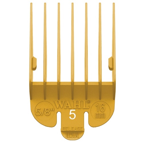 Wahl #5 Guide Comb Yellow 5/8" - 16m Cut