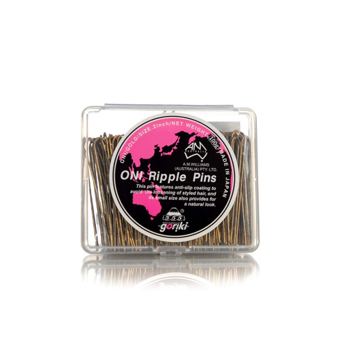 AM Williams 555 Oni Ripple Pins 2inch Gold 100g