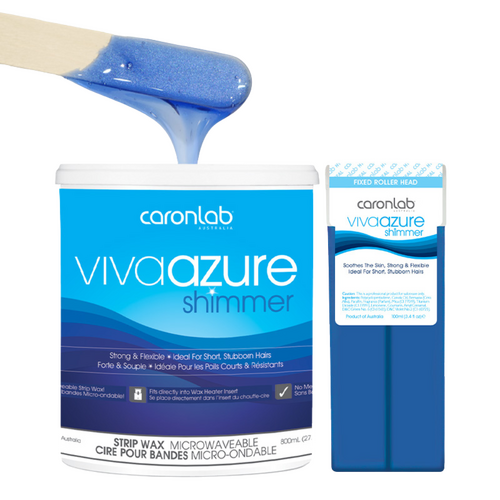 Caronlab Viva Azure Shimmer Strip Wax Cartridge 100ml